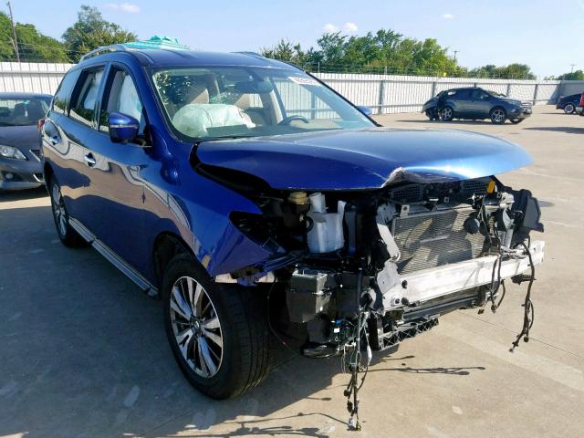 5N1DR2MM3JC644006 - 2018 NISSAN PATHFINDER BLUE photo 1