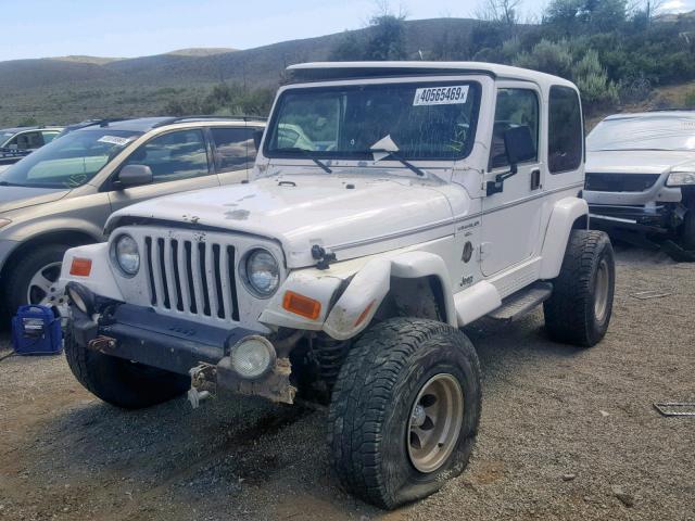 1J4FA59S3YP757626 - 2000 JEEP WRANGLER / WHITE photo 2