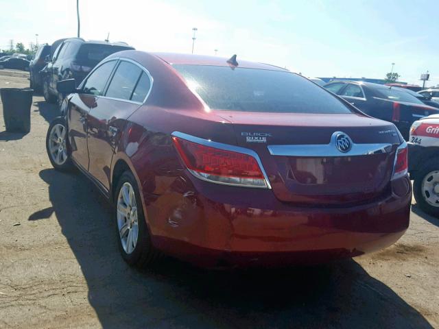 1G4GC5EDXBF323143 - 2011 BUICK LACROSSE C RED photo 3