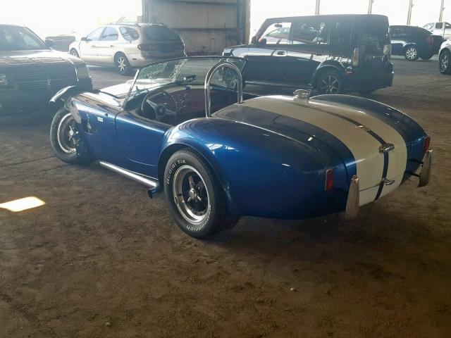 NAF289F1A06008387 - 1987 FORD COBRA KIT BLUE photo 3