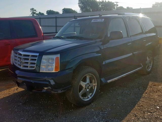 1GYEK63N15R198482 - 2005 CADILLAC ESCALADE L BLUE photo 2