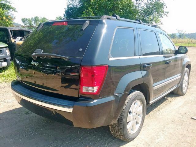 1J8HR58P89C546668 - 2009 JEEP GRAND CHER BLACK photo 4