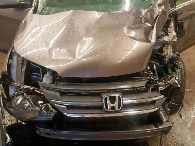 5J6RM4H75DL065168 - 2013 HONDA CR-V EXL GRAY photo 7