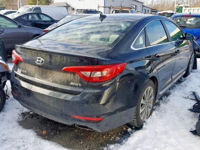 5NPE34AF8HH529153 - 2017 HYUNDAI SONATA SPO BLACK photo 4