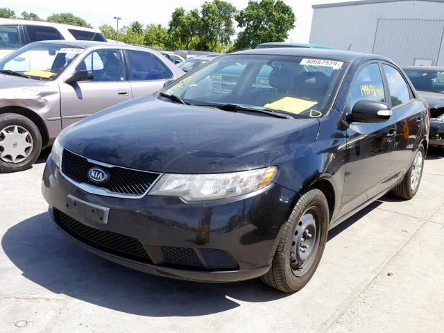 KNAFU4A26A5063305 - 2010 KIA FORTE EX BLACK photo 2