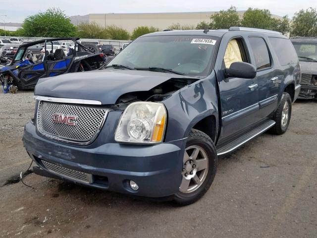 1GKFK66877J264328 - 2007 GMC YUKON XL D BLUE photo 2