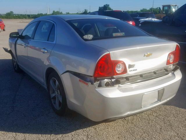 1G1ZC5E00CF134876 - 2012 CHEVROLET MALIBU 1LT 银色 照片 3