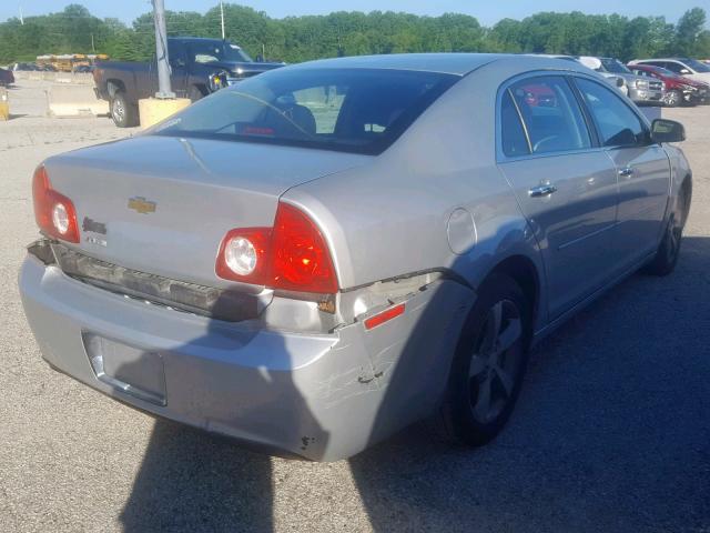 1G1ZC5E00CF134876 - 2012 CHEVROLET MALIBU 1LT 银色 照片 4