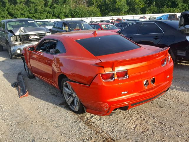 2G1FL1EP6D9805826 - 2013 CHEVROLET CAMARO ZL1 ORANGE photo 3