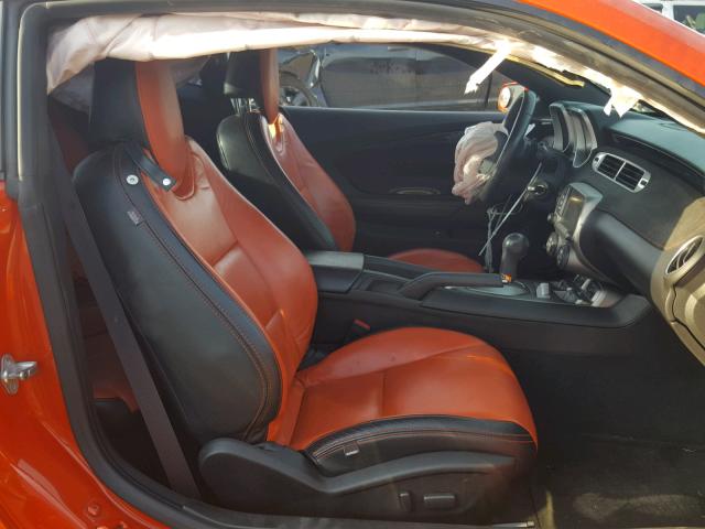 2G1FL1EP6D9805826 - 2013 CHEVROLET CAMARO ZL1 ORANGE photo 5