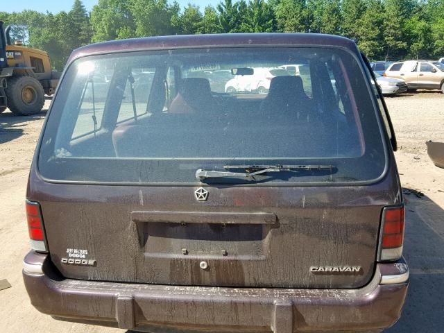 2B4GH2538NR515652 - 1992 DODGE CARAVAN BROWN photo 9