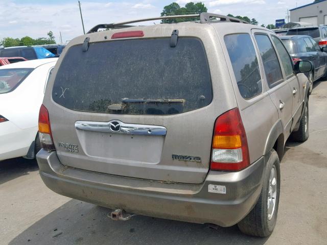 4F2YU08171KM34362 - 2001 MAZDA TRIBUTE LX TAN photo 4