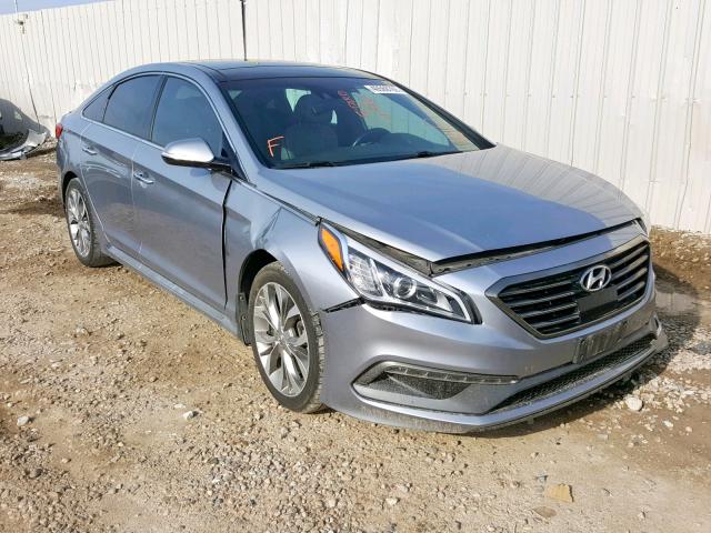 5NPE34AB3FH236240 - 2015 HYUNDAI SONATA SPO SILVER photo 1