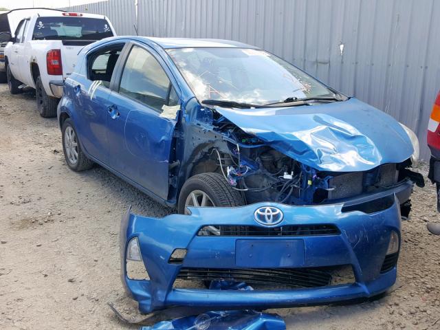 JTDKDTB38D1544316 - 2013 TOYOTA PRIUS C BLUE photo 1