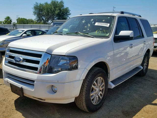 1FMJU1K52CEF10876 - 2012 FORD EXPEDITION WHITE photo 2