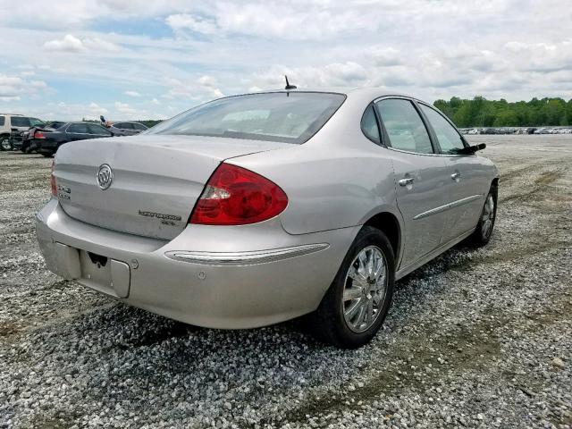 2G4WD582481267087 - 2008 BUICK LACROSSE C SILVER photo 4