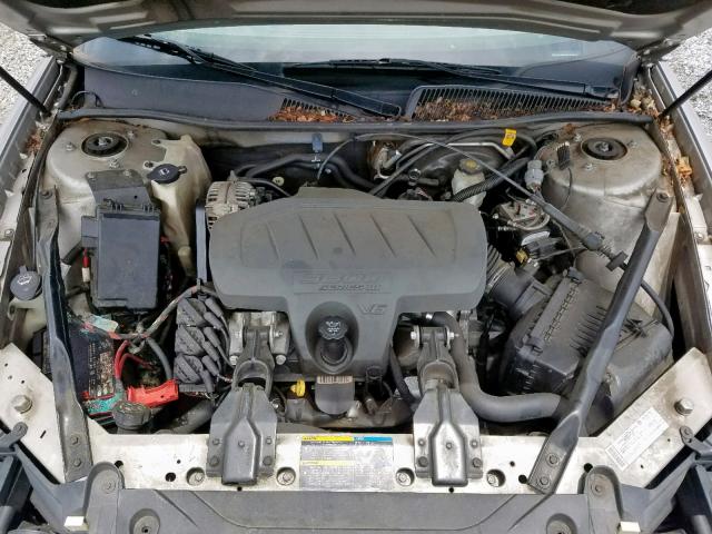 2G4WD582481267087 - 2008 BUICK LACROSSE C SILVER photo 7