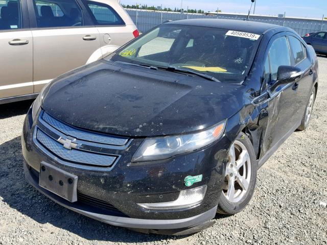 1G1RH6E40EU142467 - 2014 CHEVROLET VOLT BLACK photo 2