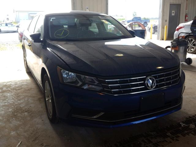 1VWAT7A33HC054753 - 2017 VOLKSWAGEN PASSAT S BLUE photo 1