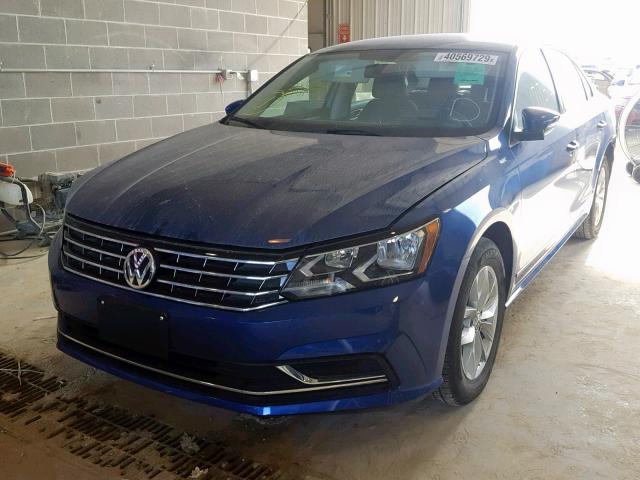 1VWAT7A33HC054753 - 2017 VOLKSWAGEN PASSAT S BLUE photo 2