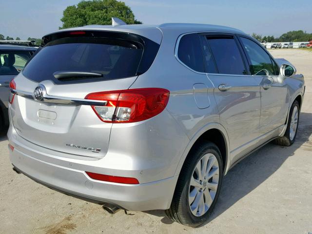 LRBFXESX7GD174999 - 2016 BUICK ENVISION P SILVER photo 4