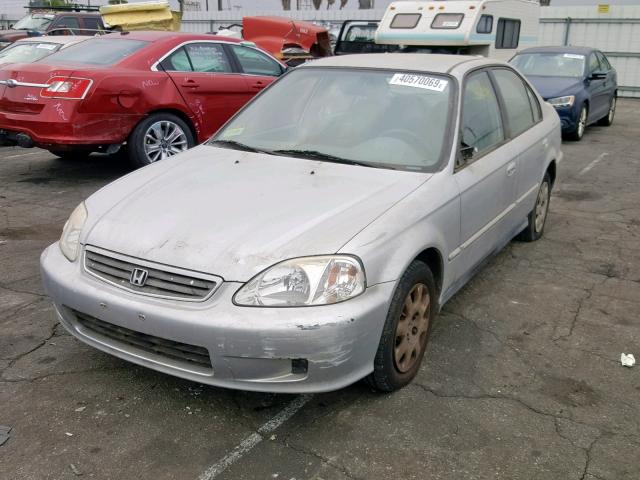 2HGEJ6616XH582876 - 1999 HONDA CIVIC BASE SILVER photo 2