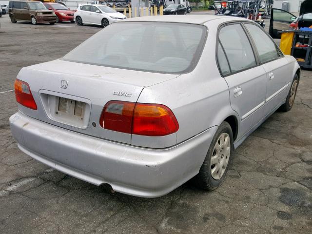 2HGEJ6616XH582876 - 1999 HONDA CIVIC BASE SILVER photo 4