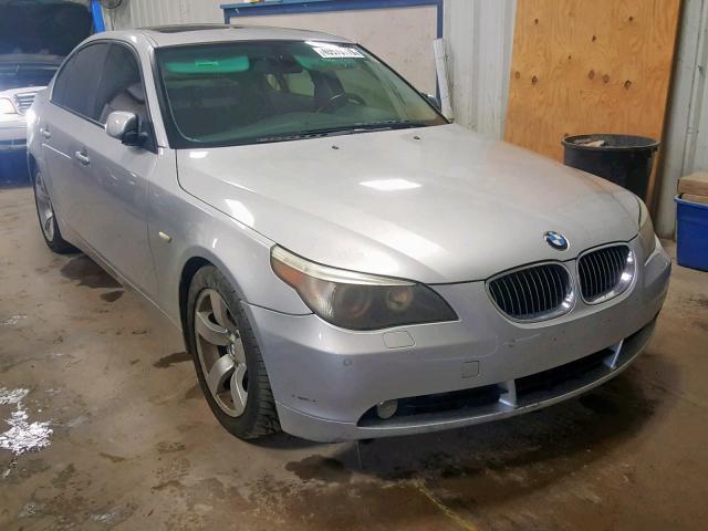 WBANE53506CK87260 - 2006 BMW 525 I SILVER photo 1