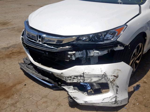 1HGCR2F81GA109889 - 2016 HONDA ACCORD EXL WHITE photo 9