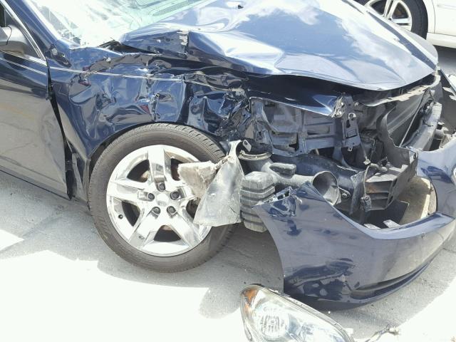 1G1ZB5E11BF362394 - 2011 CHEVROLET MALIBU LS BLUE photo 10