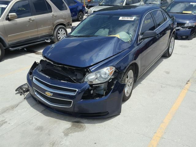 1G1ZB5E11BF362394 - 2011 CHEVROLET MALIBU LS BLUE photo 2