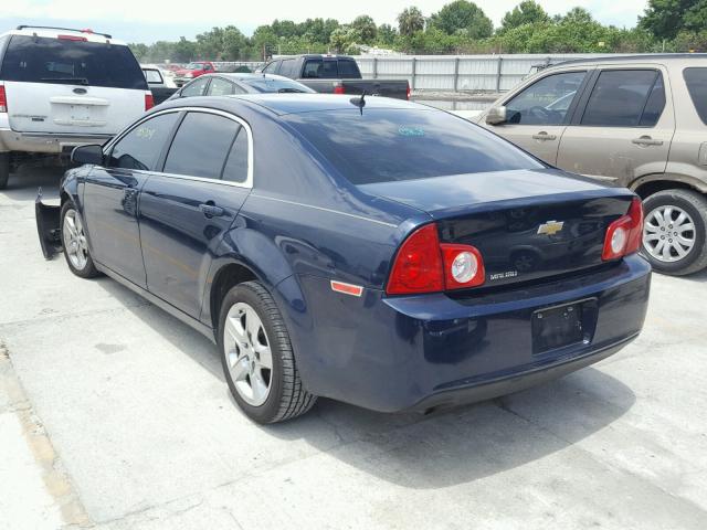 1G1ZB5E11BF362394 - 2011 CHEVROLET MALIBU LS BLUE photo 3