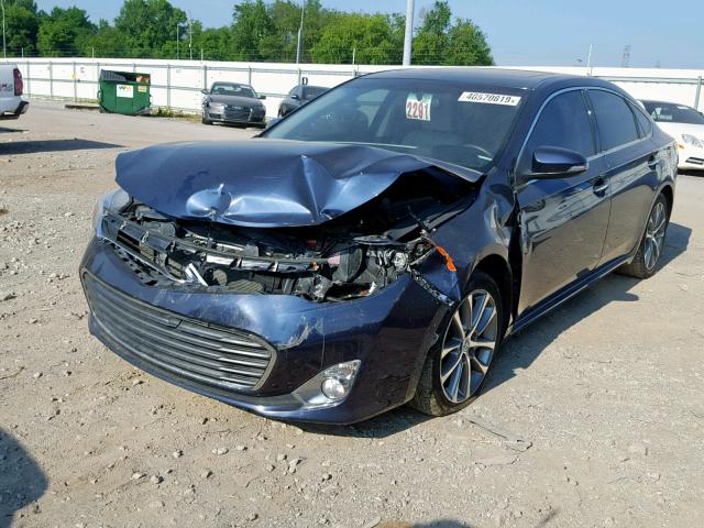 4T1BK1EB7FU183977 - 2015 TOYOTA AVALON XLE BLUE photo 2