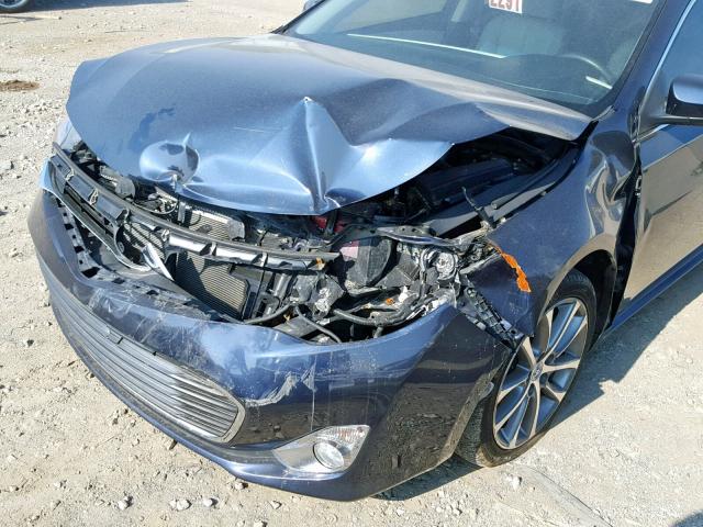 4T1BK1EB7FU183977 - 2015 TOYOTA AVALON XLE BLUE photo 9