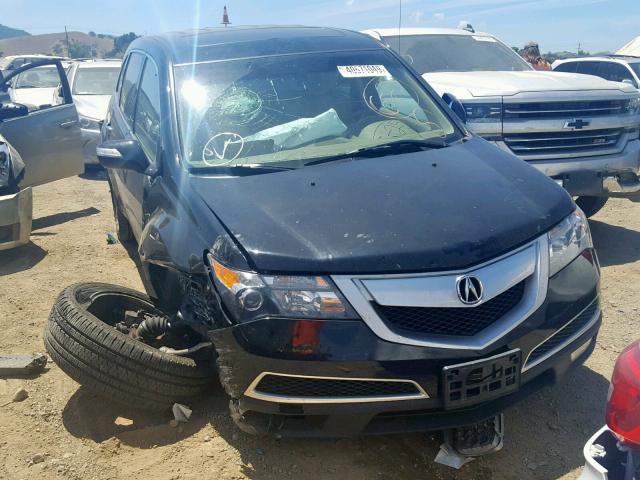 2HNYD2H29DH518502 - 2013 ACURA MDX BLACK photo 1