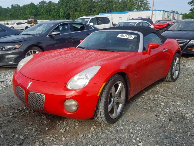 1G2MB35B06Y116174 - 2006 PONTIAC SOLSTICE RED photo 2