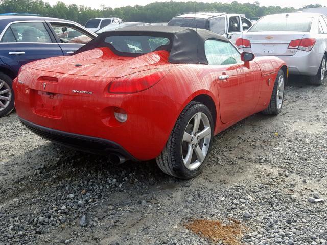 1G2MB35B06Y116174 - 2006 PONTIAC SOLSTICE RED photo 4