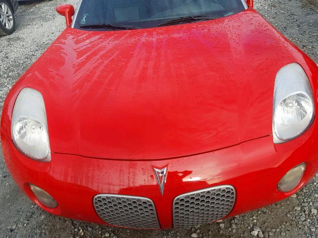 1G2MB35B06Y116174 - 2006 PONTIAC SOLSTICE RED photo 7