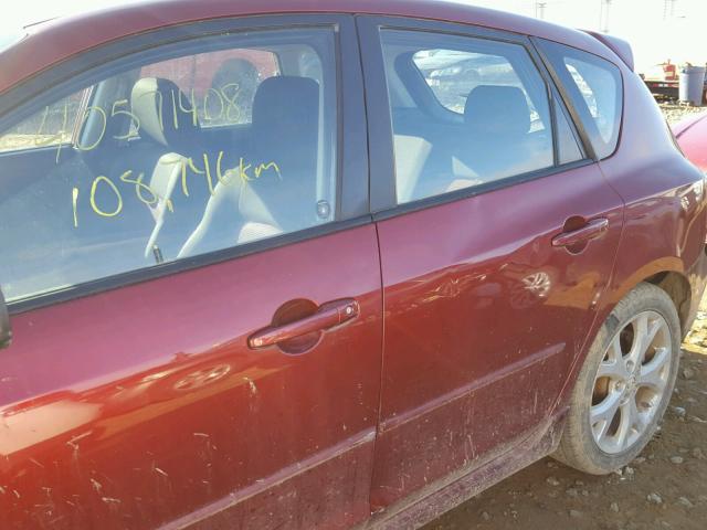 JM1BK143761502262 - 2006 MAZDA 3 HATCHBAC ORANGE photo 9