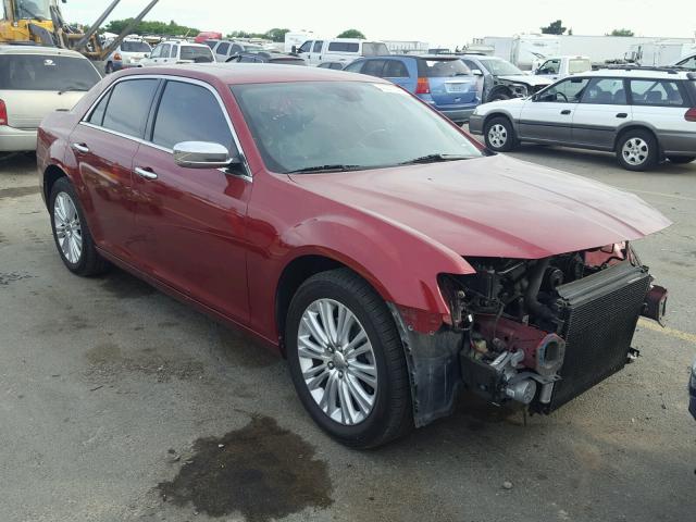 2C3CCAHGXCH179910 - 2012 CHRYSLER 300 LIMITE MAROON photo 1