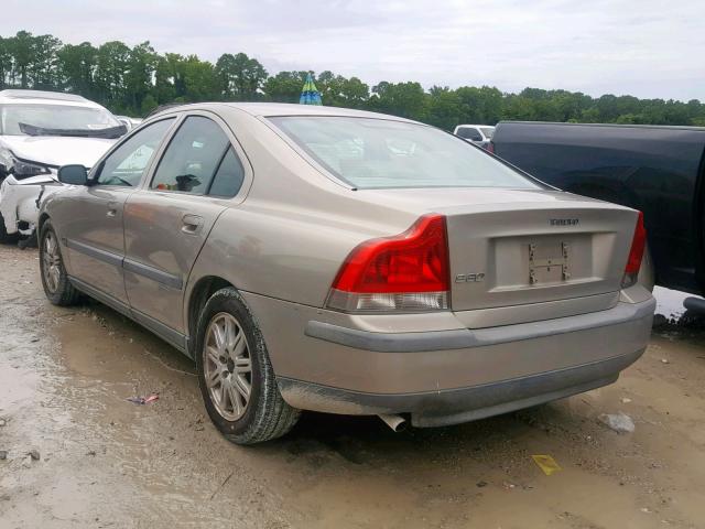 YV1RS61T442324988 - 2004 VOLVO S60 GOLD photo 3