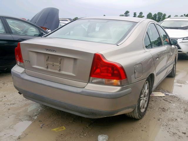 YV1RS61T442324988 - 2004 VOLVO S60 GOLD photo 4