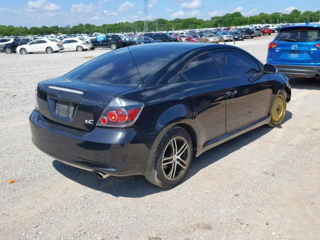 JTKDE167680270982 - 2008 TOYOTA SCION TC შავი ფოტო 4