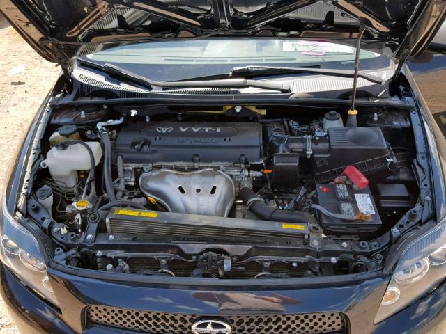 JTKDE167680270982 - 2008 TOYOTA SCION TC შავი ფოტო 7