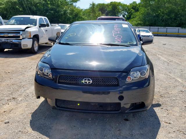 JTKDE167680270982 - 2008 TOYOTA SCION TC შავი ფოტო 9