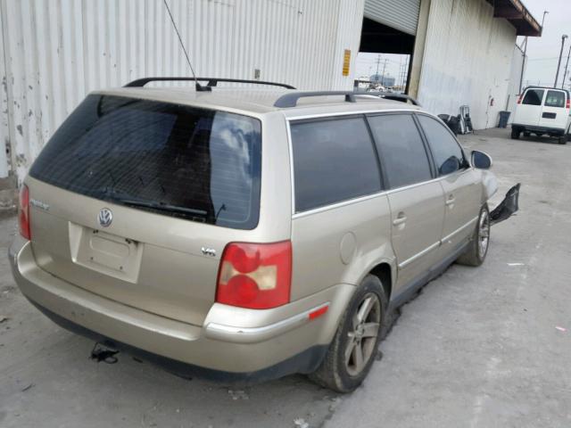 WVWWH63B24E287532 - 2004 VOLKSWAGEN PASSAT GLX TAN photo 4