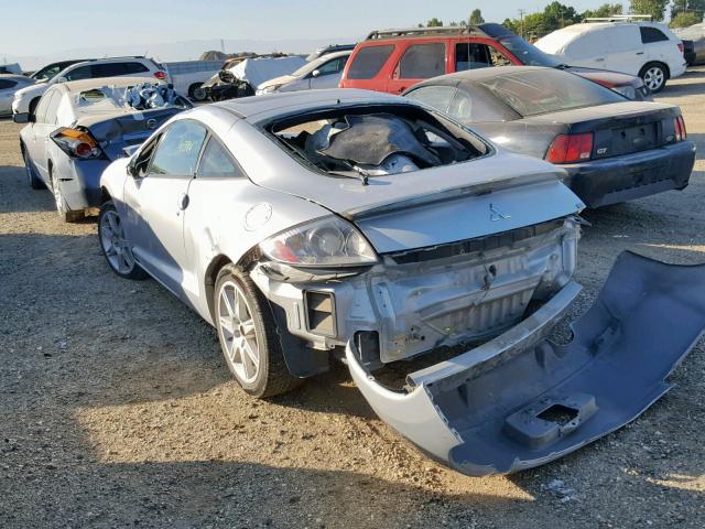 4A3AK64F47E072961 - 2007 MITSUBISHI ECLIPSE ES SILVER photo 3