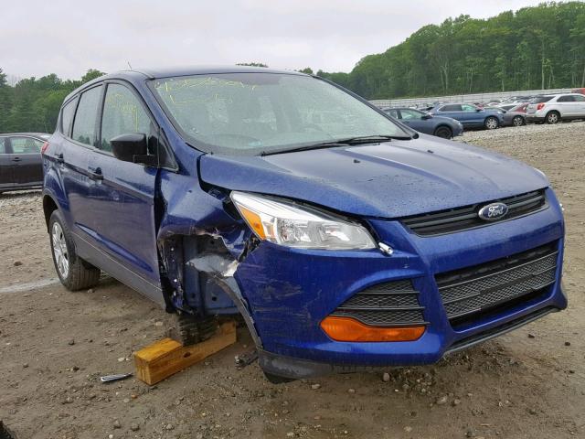 1FMCU0F76GUB65975 - 2016 FORD ESCAPE S BLUE photo 1