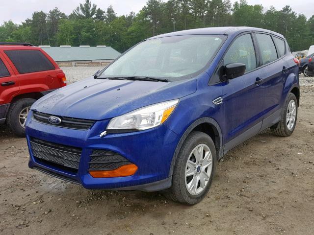 1FMCU0F76GUB65975 - 2016 FORD ESCAPE S BLUE photo 2