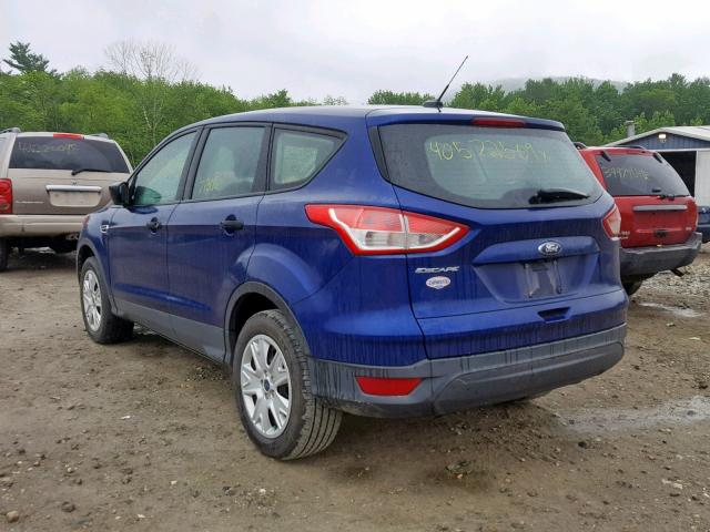 1FMCU0F76GUB65975 - 2016 FORD ESCAPE S BLUE photo 3